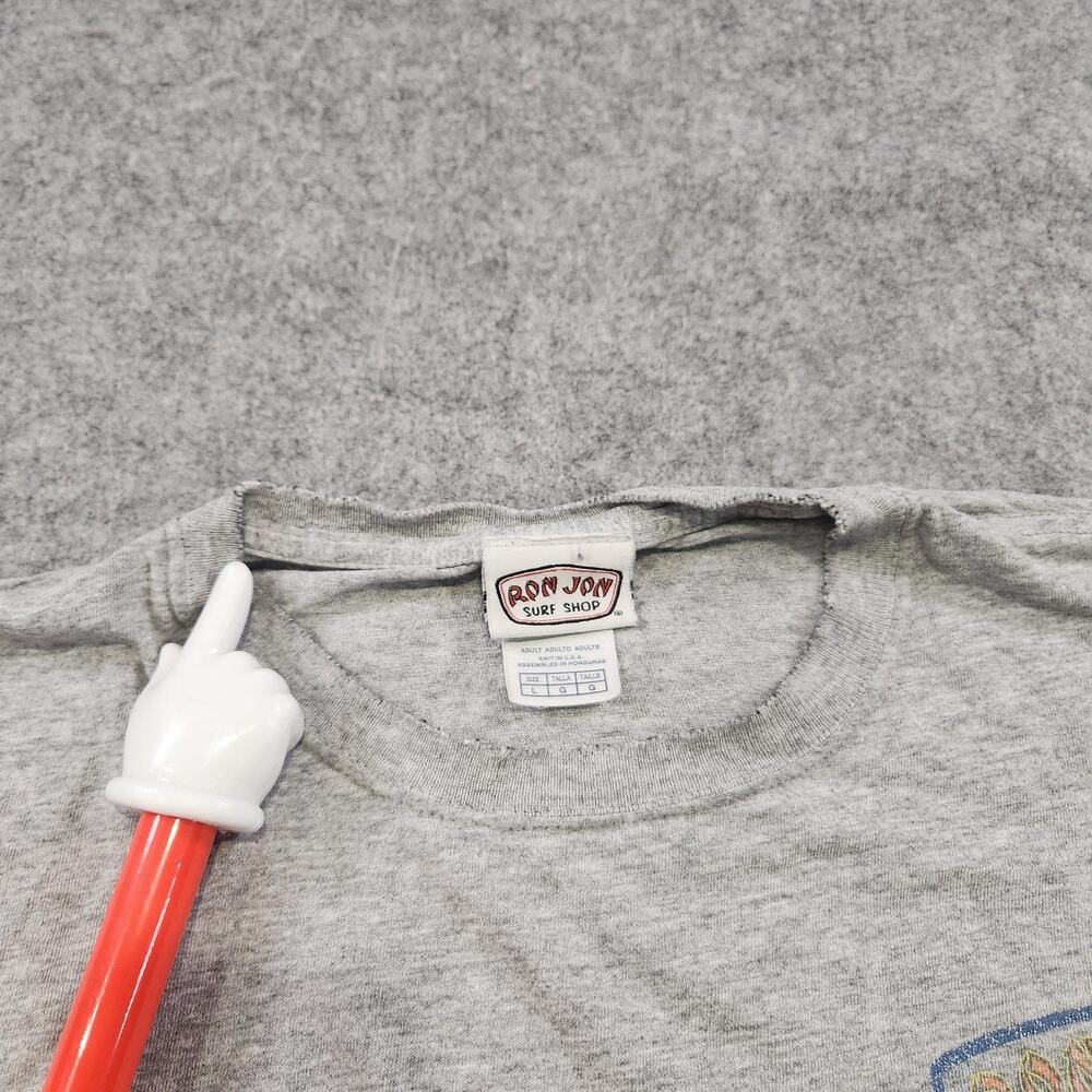 VTG Ron Jon Surf Shop Shirt Mens Large Gray Cocoa Beach FL Motorcycle Graphic - Picture 12 of 13